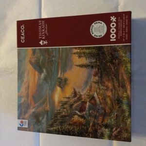Thomas kinkade 1000 piece puzzle CEACO, prime bonus puzzle poster